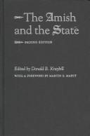 Cover of: The Amish and the State (Center Books in Anabaptist Studies) by 