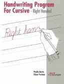 Cover of: Handwriting program for cursive | Phyllis Bertin