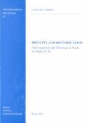 Cover of: Identity and Identification: An Exegetical and Theological Study of 2 Sam 21-24 (Serie Theologia)