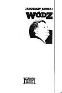 Cover of: Wódz by Jarosław Kurski