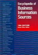 Cover of: Encyclopedia of business information sources | 