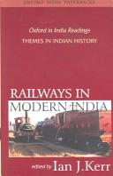 Cover of: Railways in modern India