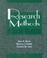 Cover of: Research Methods in Social Relations