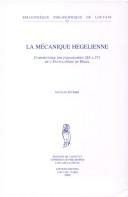 La mécanique hegelienne by Nicolas Février