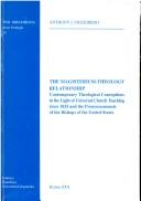 The magisterium-theology relationship by Anthony J. Figueiredo
