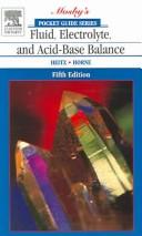Cover of: Pocket guide to fluid, electrolyte, and acid-base balance