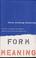 Cover of: Form miming meaning