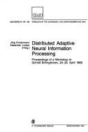 Cover of: Distributed adaptive neural information processing | 