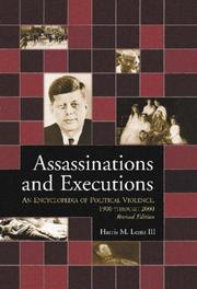 Cover of: Assassinations and executions by Harris M. Lentz