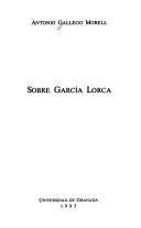 Cover of: Sobre García Lorca