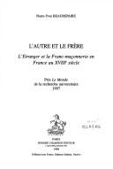 Cover of: L' autre et le frère by Pierre-Yves Beaurepaire