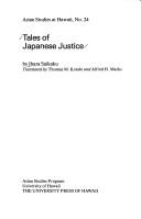 Cover of: Tales of Japanese justice