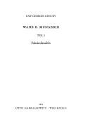 Wahb b. Munabbih by Wahb ibn Munabbih