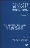 Cover of: The Content, structure, and operation of thought systems