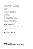 Cover of: Dictionary of banking and financial services