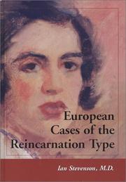 Cover of: European Cases of the Reincarnation Type