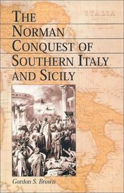 Cover of: The Norman conquest of Southern Italy and Sicily