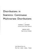 Cover of: Continuous multivariate distributions by Norman Lloyd Johnson