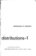 Cover of: Continuous Univariate Distributions-1 by Norman L. Johnson, Samuel Kotz