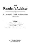 Cover of: Reader's Adviser: A Layman's Guide to Literature : The Best in the Literature of Philosophy and World Religions (Reader's Adviser)