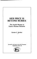 Cover of: Her Price Is Beyond Rubies (JSOT Supplement)