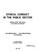 Cover of: Ethical conduct in the public sector