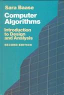Cover of: Computer algorithms: introduction to design and analysis
