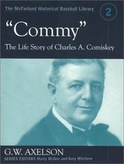 Cover of: Commy | G. W. Axelson