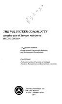 Cover of: Volunteer Community: Creative Uses of Human Resources