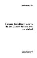 Cover of: San Camilo 1936 | Camilo JosГ© Cela y Trulock
