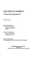 Cover of: Housing in America: problems and perspectives : [a reader