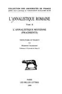 Cover of: L' Annalistique romaine. by texte établi et traduit par Martine Chassignet.