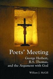 Cover of: Poets' meeting: George Herbert, R. S. Thomas, and the argument with God