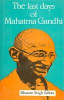 Cover of: last days of Mahatma Gandhi