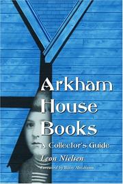 Cover of: Arkham House books: a collector's guide