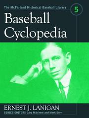 Cover of: Baseball Cyclopedia (The McFarland Historical Baseball Library, No. 5) (The Mcfarland Historical Baseball Library) by Ernest J. Lanigan