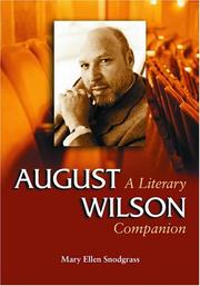 Cover of: August Wilson: a literary companion