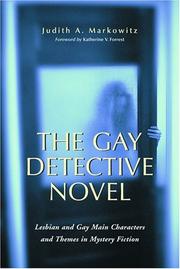 The gay detective novel by Judith A. Markowitz