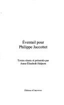 Cover of: Eventail pour Philippe Jaccottet