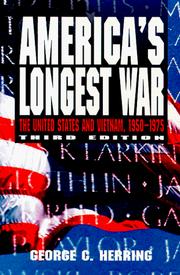 Cover of: America's Longest War: The United States and Vietnam 1950-1975; 3rd Edition