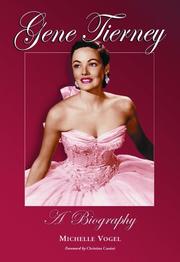 Cover of: Gene Tierney by Michelle Vogel