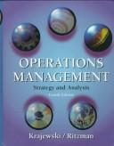 Cover of: Operations management: strategy and analysis