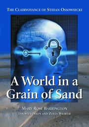 Cover of: A World In A Grain Of Sand: The Clairvoyance Of Stefan Ossowiecki