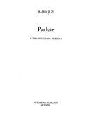 Cover of: Parlate