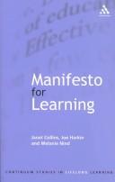 Cover of: Manifesto for learning by Janet Collins