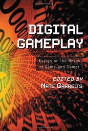 Cover of: Digital Gameplay by Nate Garrelts