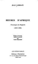 Cover of: Heures d'Afrique by Lorrain, Jean