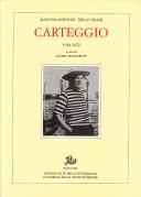 Cover of: Carteggio: 1934-1972