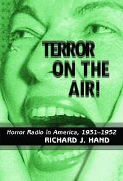 Cover of: Terror on the air!: horror radio in America, 1931-1952