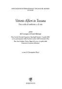 Cover of Vittorio Alfieri in Toscana
